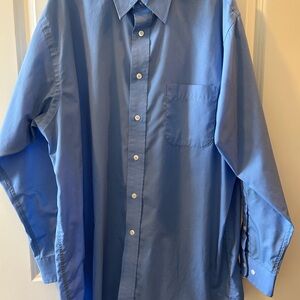 Croft & Barrow Blue Dress Shirt Classic Button-Down